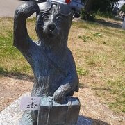 Miś podróżnik z walizką